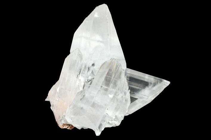 Glassy Selenite Crystal Cluster - Naica Mine, Mexico #372183